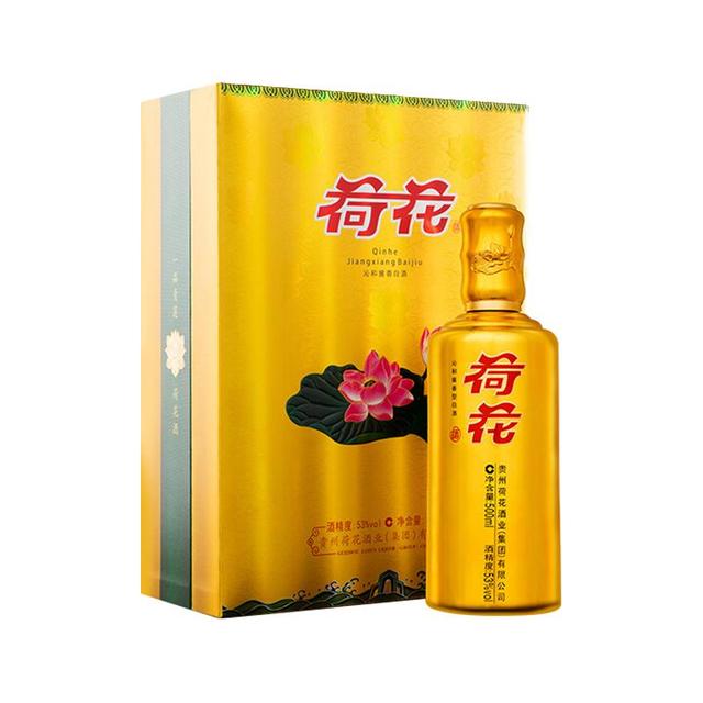 荷花金荷花53%vol 酱香型白酒500ml 单瓶装【报价价格评测怎么样】-什么