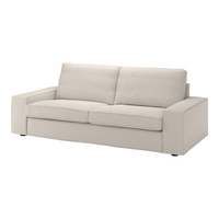 宜家（IKEA）KIVIK奇维三人布艺沙发可拆洗客厅家居 *米黄色刚纳瑞德