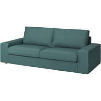 宜家（IKEA）KIVIK奇维三人布艺沙发可拆洗客厅家居 灰蓝色其林