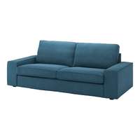 宜家（IKEA）KIVIK奇维三人布艺沙发可拆洗客厅家居 *蓝色塔米拉