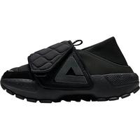 匹克 态极大三角面包鞋拖鞋男一脚蹬休闲鞋舒适运动鞋男ET24517E 全黑（男款） 42