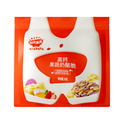 秋田满满 高钙果蔬奶酪脆磨牙棒饼干50g-享儿童婴幼儿零食食谱