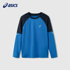 ASICS 亚瑟士 儿童长袖童装2025春季新款运动T恤女童抗菌针织内搭打底衫