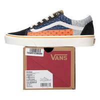 VANS 范斯 万斯范斯男鞋女鞋23秋冬新款运动鞋复古高帮休闲鞋耐磨帆布鞋板鞋 帆布麂皮拼接鞋身/ 彩 36
