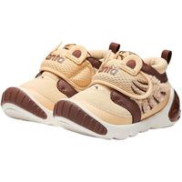 ANTA安踏儿童运动鞋男婴童跑步鞋2024冬季魔术贴轻便软底舒适宝宝5U学步鞋 暖沙色/烟红棕-3