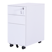 中伟文件柜活动柜钢制桌下柜挂劳柜三抽柜桌下抽屉柜资料柜侧拉