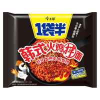 今麦郎 火鸡面爆辣韩式火鸡拌面方便面五连包速食泡面袋装网红零食品 1袋半火鸡拌面*10袋