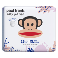 大嘴猴 婴儿拉拉裤奇幻丛林超薄透气亲肤干爽成长裤 拉拉裤XL码(实发2包，共56片)