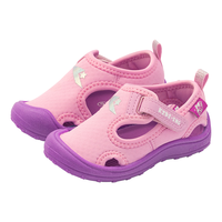 kids.ing【春夏特惠】儿童包头凉鞋男童运动鞋软底防滑女小童宝宝 粉色 24码 适合脚长13.1-13.8cm