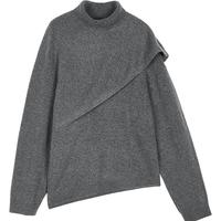 /江南布衣25冬毛针织衫美利奴高领套头5P0313940 070/深杂灰 S