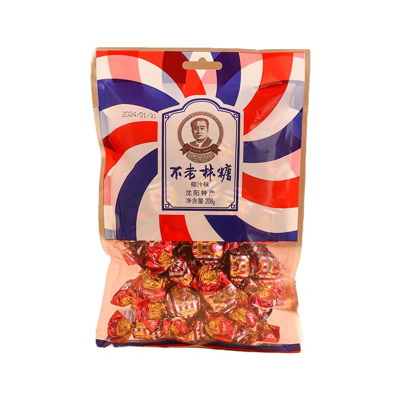 不老林 牛轧糖 椰子味 208g