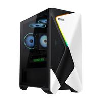 攀升 电脑主机战境S7 i5 12400F/14600KF/RTX5060游戏电脑主机办公台式机diy组装电脑整机全套