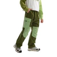 马骑顿（MQD）童装儿童2025春秋季男童休闲裤吸湿速干撞色百搭长裤 军绿色 150