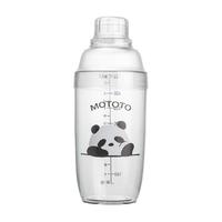 摩登主妇mototo熊猫雪克杯可爱手打柠檬茶制作工具手摇调酒器套装