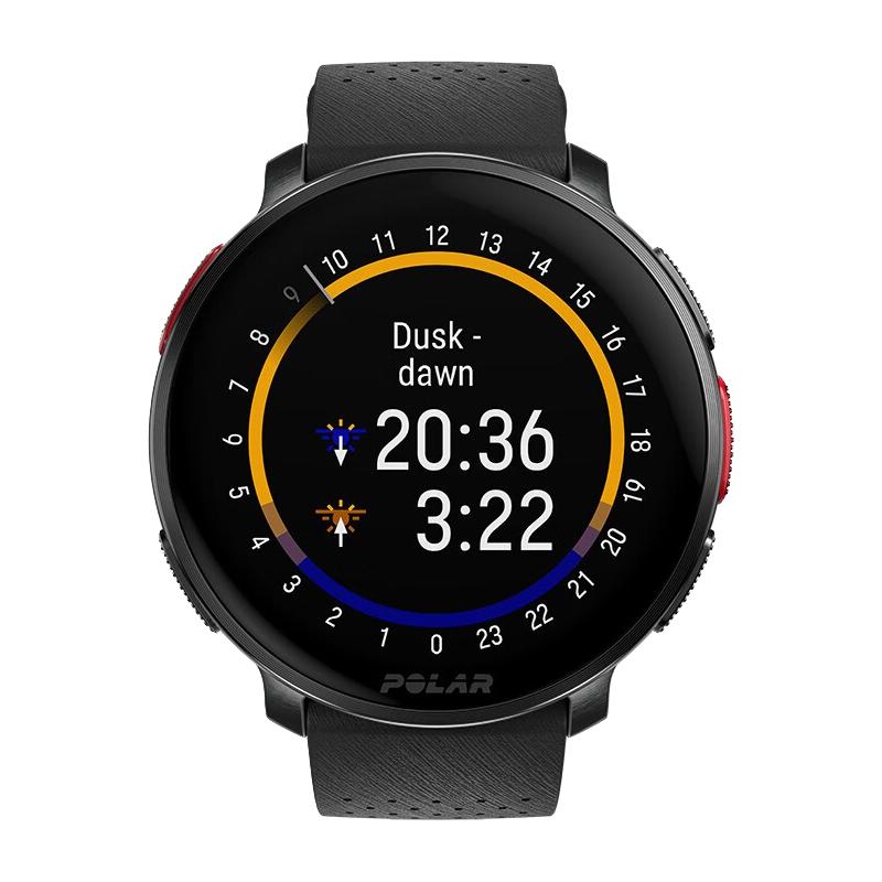 博能（polar）VANTAGE V3旗舰款高阶多功能血氧运动心率手表 深夜黑