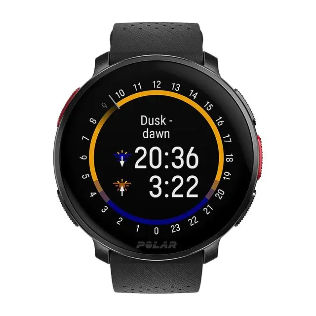 博能（polar）VANTAGE V3旗舰款高阶多功能血氧运动心率手表 深夜黑