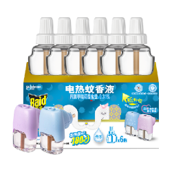 雷达蚊香 雷达 佳儿护电蚊香液6瓶2器180晚插电加热器驱蚊灭蚊宝宝可用