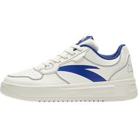 安踏轻松板鞋男鞋冬季厚底鞋子男鞋小白鞋轻便增高耐磨百搭休闲鞋 象牙白-1 8.5(男42)