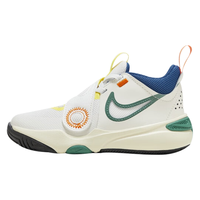 NIKE 耐克童鞋男童篮球鞋TEAM HUSTLE D 11易穿脱魔术贴儿童运动鞋 HQ1188-131 32码