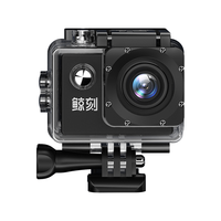 蕉刻高清运动相机浮潜防水下运动摄像机骑行旅游摩托车头盔行车记录仪 黑色-高续航版 配32G内存卡