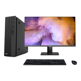 神舟（HASEE）新瑞X05商用台式电脑办公主机(酷睿十三代i5-13400 16G 1TBSSD win11键鼠)+27显示器 主机+27显示器