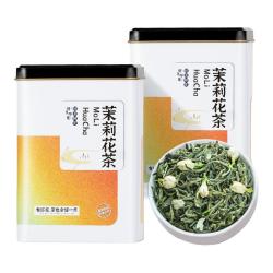 翠春园 茉莉花茶浓香型花草茶高山甘露茶横县绿茶罐装100g