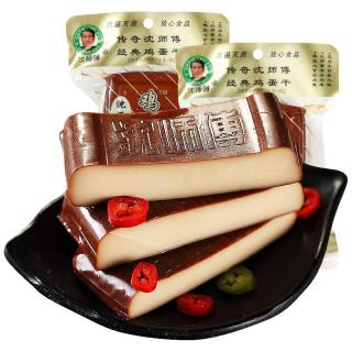 沈师傅 经典鸡蛋干100g四川特产小吃零食休闲袋酱香味凉拌菜整箱
