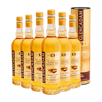 Glencadam格兰卡登13年Glencadam苏格兰单一麦芽威士忌酒洋酒700ml*6 淡黄色 700ml*6瓶