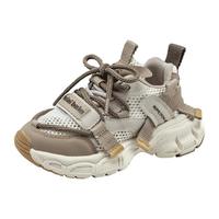 迷你巴拉巴拉儿童鞋子2025夏季男童透气网鞋中小童潮牌老爹鞋