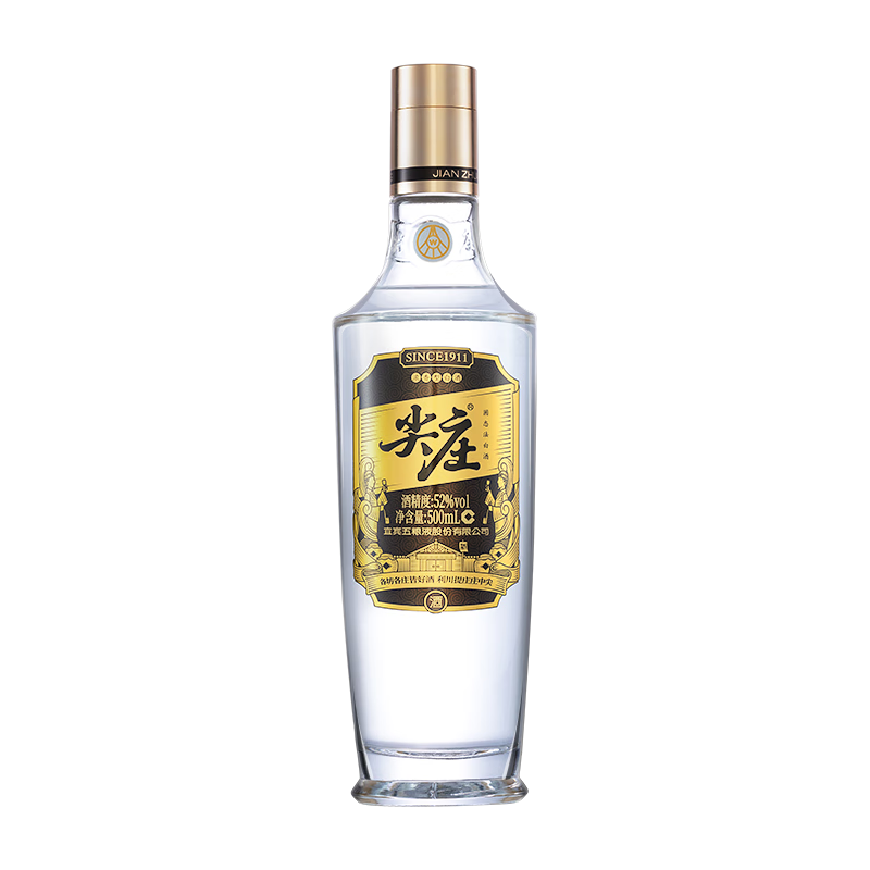尖庄高光 绵柔浓香型白酒 52度 500mL*6瓶*5箱