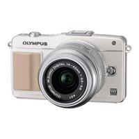 OLYMPUS 奥林巴斯 E-PM2 M3/4画幅 微单相机 白色 14-42mm F3.5 II R 变焦镜头 单头套机