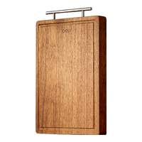 OOU!厨房菜板木质切菜板整木砧板无拼接抗菌双面切菜板实木黑金檀木 【高性价比-大号】43*30*25cm