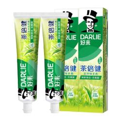 好来 原黑人)牙膏茶倍健绿茶320g清新口气防蛀