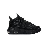NIKE耐克童鞋男童篮球运动鞋AIR MORE UPTEMPO皮蓬实战儿童气垫球鞋 黑/煤黑-黑 29.5码