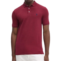 拉夫劳伦（Ralph Lauren）夏季潮流休闲男短袖t恤polo衫710941439 010红 S