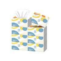 太阳纸巾抽纸400张擦手纸面巾纸4层餐巾纸整箱家庭装纸抽卫生纸  4层 100抽*8包