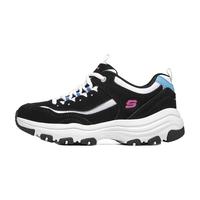 SKECHERS 斯凯奇 D'LITES系列 I-Conik 女子休闲运动鞋 88888250-BKBL 黑色/蓝色 37