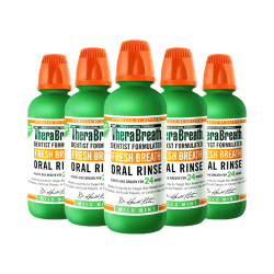 凯斯博士 温和薄荷抑菌漱口水473ml*5瓶+赠10条*2盒+擦手巾