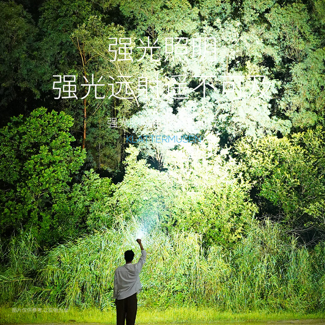 Klättermusen 攀山鼠 小型强光超亮手电筒迷你小便携超亮战术可充电家用户外远射长续航