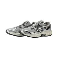 saucony 索康尼 2K PRM电子表情侣休闲鞋复古百搭老爹鞋男女同款休闲运动鞋 黑灰 42