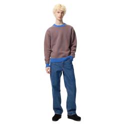优衣库 男装女装直筒牛仔裤/水洗产品25秋冬合作款系列479816 64 湖蓝色 40