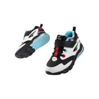 江博士学步鞋运动鞋 冬季男女童休闲儿童鞋B14234W012黑/白 23 23(脚长13.4-14.1cm)