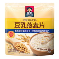 桂格 豆乳燕麦片490克（35g*14袋）膳食纤维 零添加植脂末