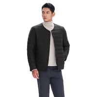 海澜之家羽绒服男25新轻商务经典系列白鸭绒外套男冬HWRAW4J072A 黑色5H S 165/84A 114~124斤