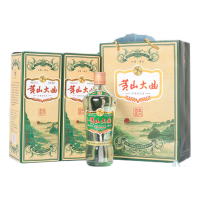 黄山牌 黄山大曲 52%vol 浓香型白酒 500ml 双支装