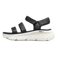 SKECHERS 斯凯奇 休闲鞋女鞋 23夏季新款户外运动鞋魔术贴厚底松糕鞋沙滩鞋凉鞋子 厚底凉鞋-BKW 7/37/240