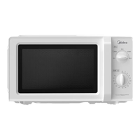 美的 MM7P01-PB0C0M 变频微波炉 17L 白色