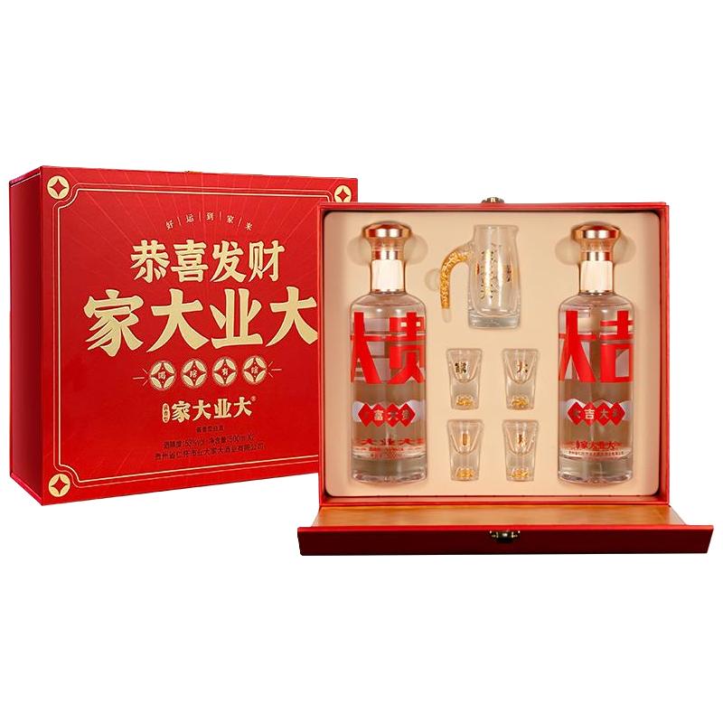  家大业大  酱香型白酒 礼盒  包装 500ml 53%