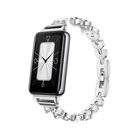 荣耀手环10 银石灰+花漾系列钢表带 银色 套装（手环和表带分开）