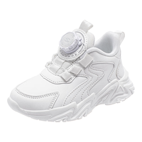 HOBIBEAR 哈比熊 儿童运动鞋秋季小白鞋中大童时尚男童女孩跑步鞋JD70G80白色35码